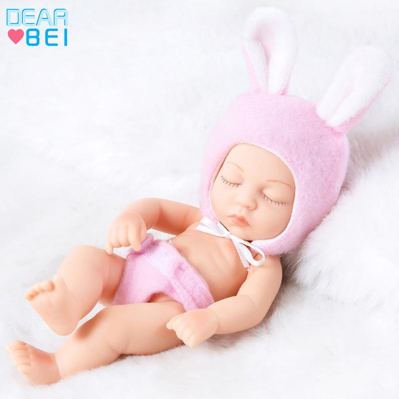 7-Inch Soft Vinyl Reborn Baby Doll Mini Figurine