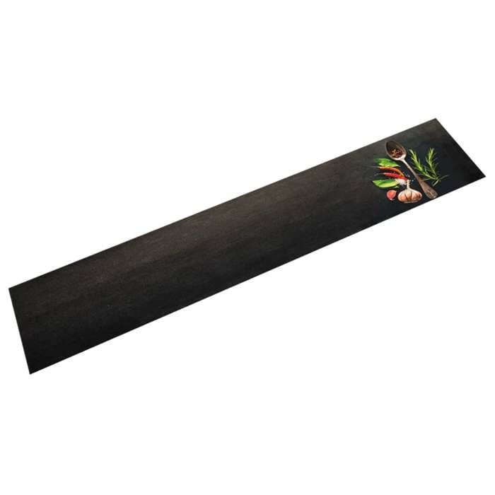 Tapis de cuisine - vidaXL - 60x300 cm - Impression d'épices - Lavable - Antidérapant