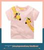 Spring & Summer Girls' Cute Embroidered T-Shirt - Short-Sleeve Baby Top