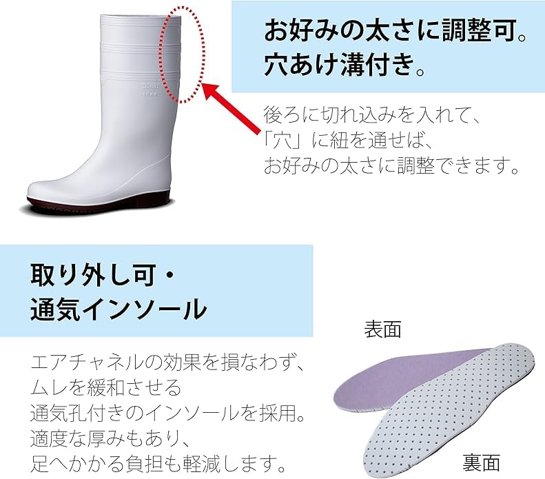 High Grip Super Work Oil Chemical Slip Resistant NHGL2000 Super cm [Midori Anzen] Shoes, Boots, Resistant, Resistant, White, 27.5