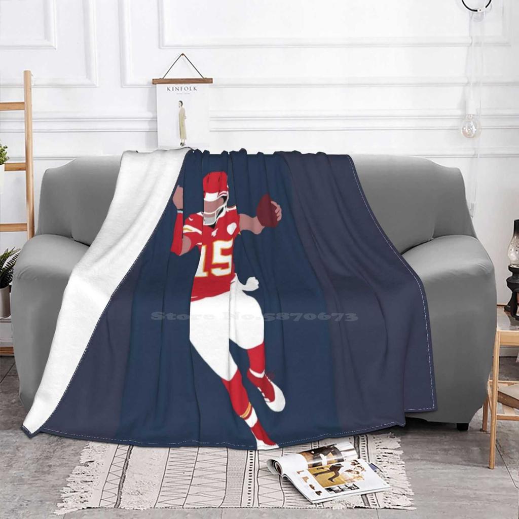Patrick Mahomes Meistverkaufte Zimmer-Haushalts-Flaneldecke Patrick Mahomes Footballspieler Quarterback Chiefs Minimalistisch