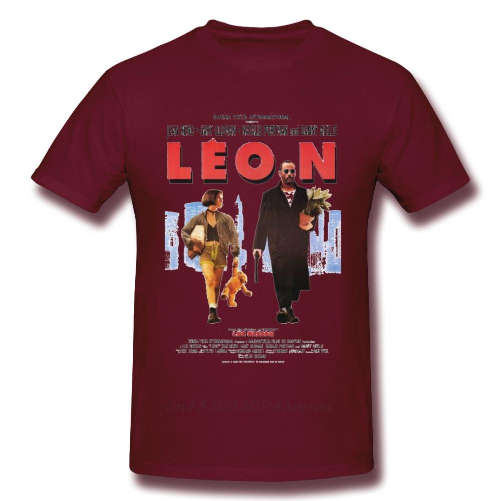 

LEON The Professional Vintage T Shirt For Male 3D Print Nice Summer Breathable Camiseta Casual Top design Tees S