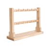 Wooden Jewelry Display Stand Necklace Bracelet Key Holder Hook Storage Rack Earring Pin Brooch Holder Stand Organizer