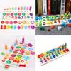 Wooden 3d Puzzle Board With Fruit Shapes For Kids Learning And Number Matching