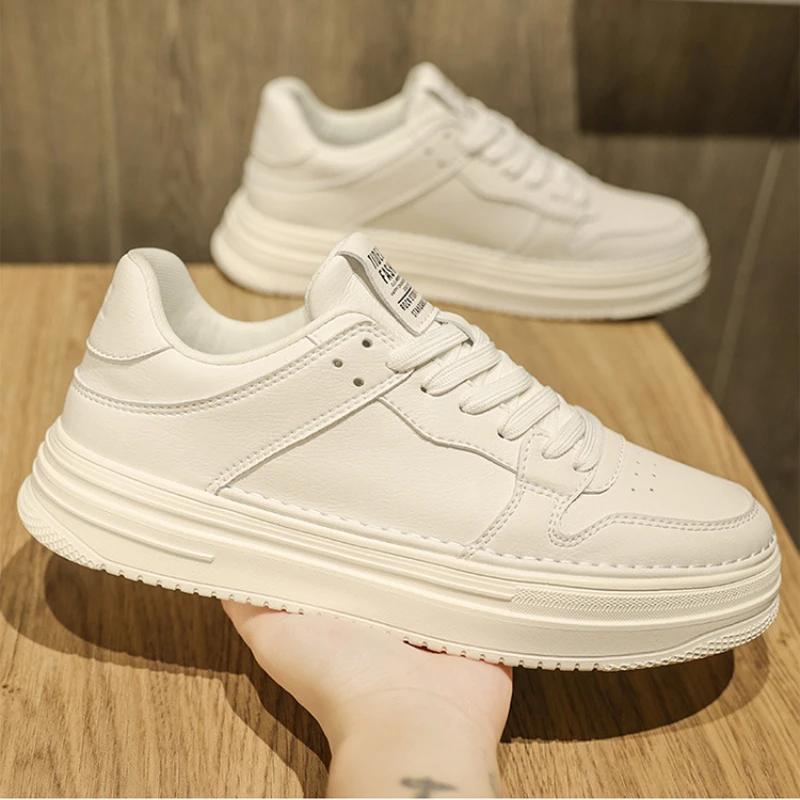 Men's Shoes 2024 High Quality Fashion Sneakers Student All-match White Skateboarding Shoes Casual Shoes for Men Tenis Masculino