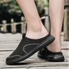 Big Size 48 Men Slippers Mesh Sandals Breathable Super Light Sneakers Outdoor Half Slippers Slip-on Men Beach Sandals Flat Shoes