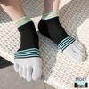 Summer Striped Five-Toe Casual Socks