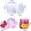 New Pudding Jar Storage Bottle Silicone Mold DIY Creative Candlestick Box Mold with Lid Epoxy Resin Casting Resin Mold