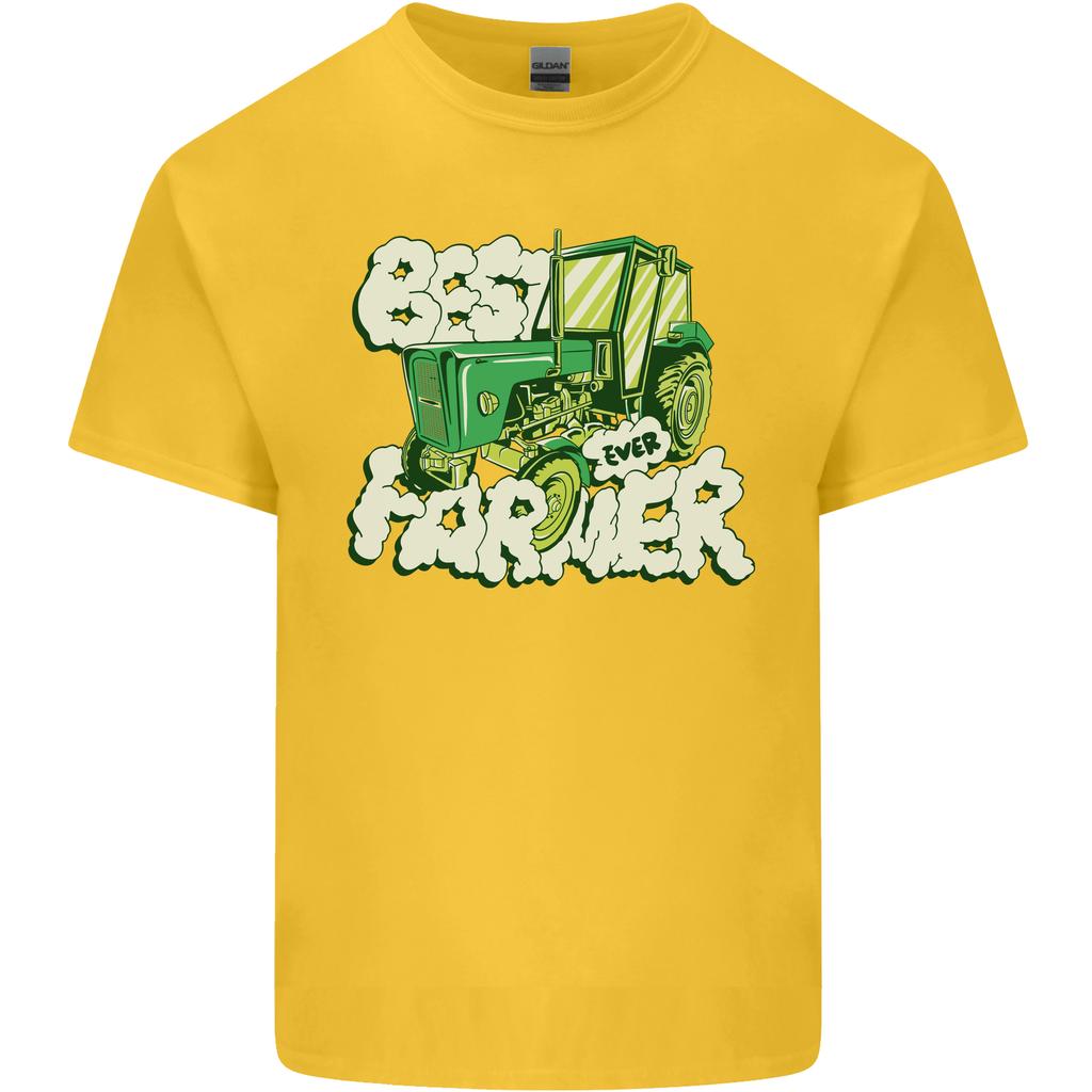 Best Farmer Ever Farming Fathers Day Unisexs Light Cotton TShirt