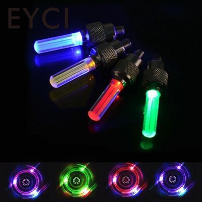 2 szt. Rower LED Light Neon Wheel Valve Glow Stick Light Night Safety Car Motocykl Bike Light
