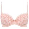 AMOSTYLE BY Triumph Entry Collection Bra Panty Set M019 C 65 Cleavage-Enhancing & (Colorful Daisy) Women's (Pink) /