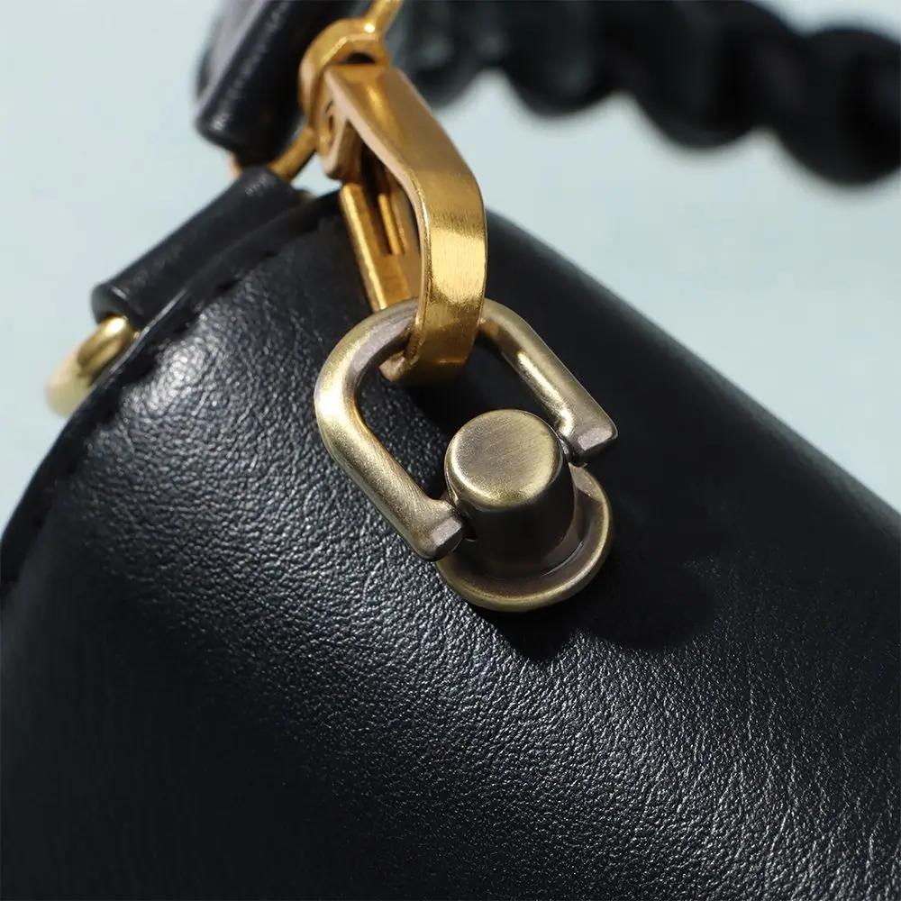 Rings Rivets for Leather Purse Stud Screw Metal Ring Studs Rivets for Wallet Strap Accessories Leather Purse Hardware