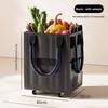 Modern Minimalist Collapsible Shopping Bag With Wheels For Travel And Outdoor Use