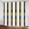 Ethiopian and Eritrean Traditional Curtains for Living Room Set Tilet Design High Quality Polyester Fabric Cortinas