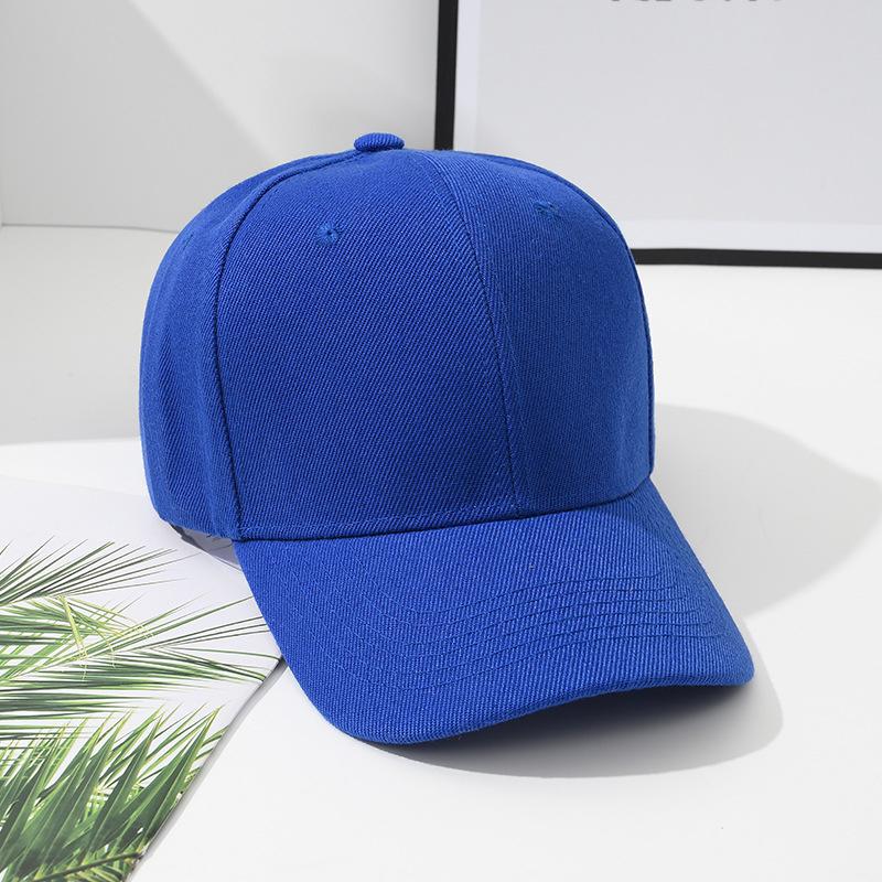 Children's Kids Baseball Cap Spring Summer Outdoor Child Solid Color Hat For Boy Girl Cotton Adjustable Sun Protection Sun Hats