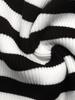 2026 Autumn/Winter Women's Striped Pullover Sweater - Trendy European & American Knitwear