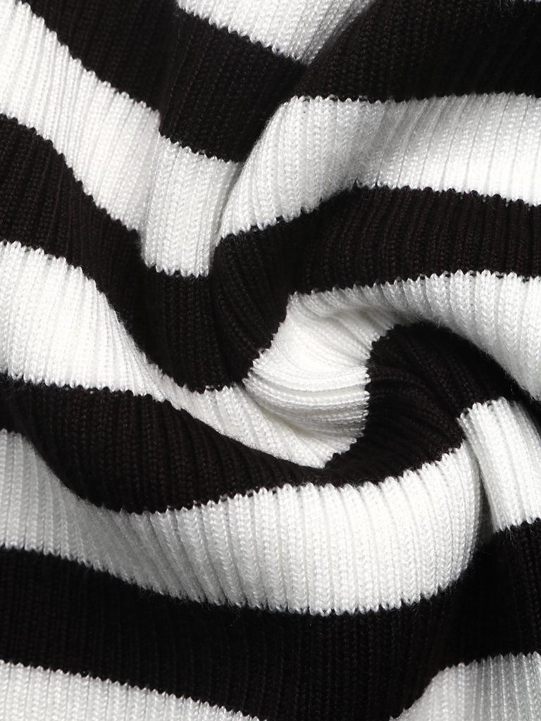 2026 Autumn/Winter Women's Striped Pullover Sweater - Trendy European & American Knitwear