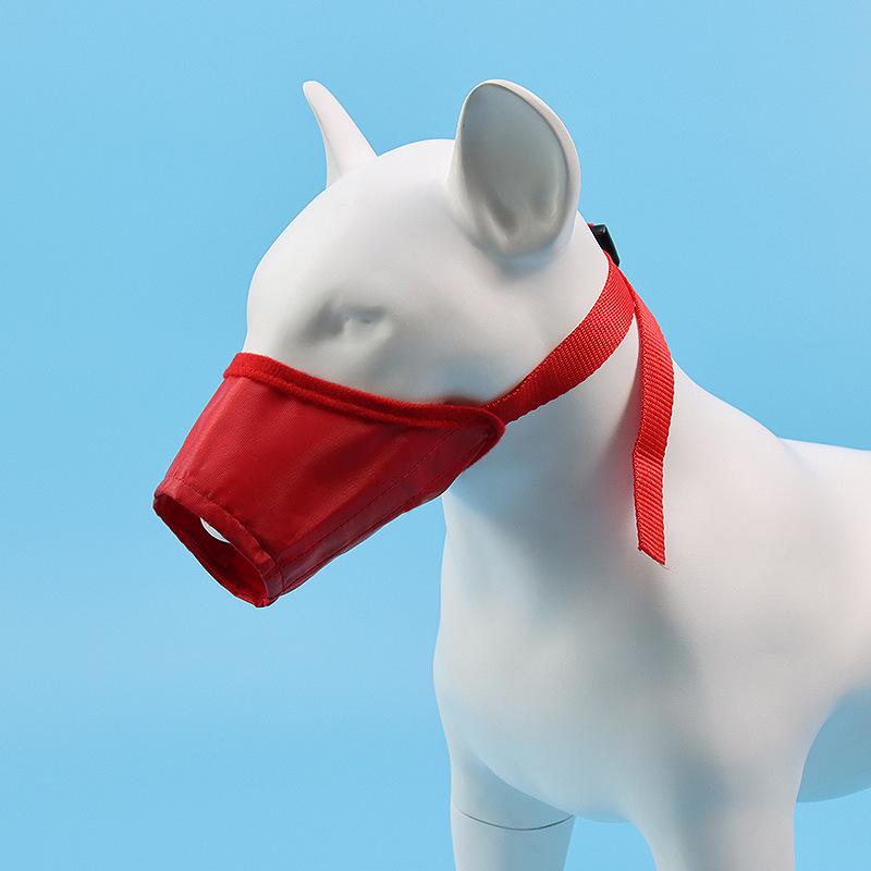 Breathable Mesh Dog Muzzle: Anti-Barking, Biting & Ingestion Prevention for Pets