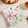 Elegant Watercolor Floral Afternoon Tea Party Napkins