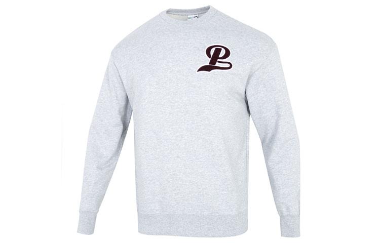 PUMA FIT Sweatshirts Men s Gray Crew Neck Moderate Regular 539268-04 M