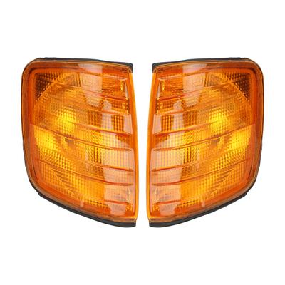2pcs Amber Corner Parking Light Housing 183290012B Replacement for MercedesBenz Eclass W124 19851995
