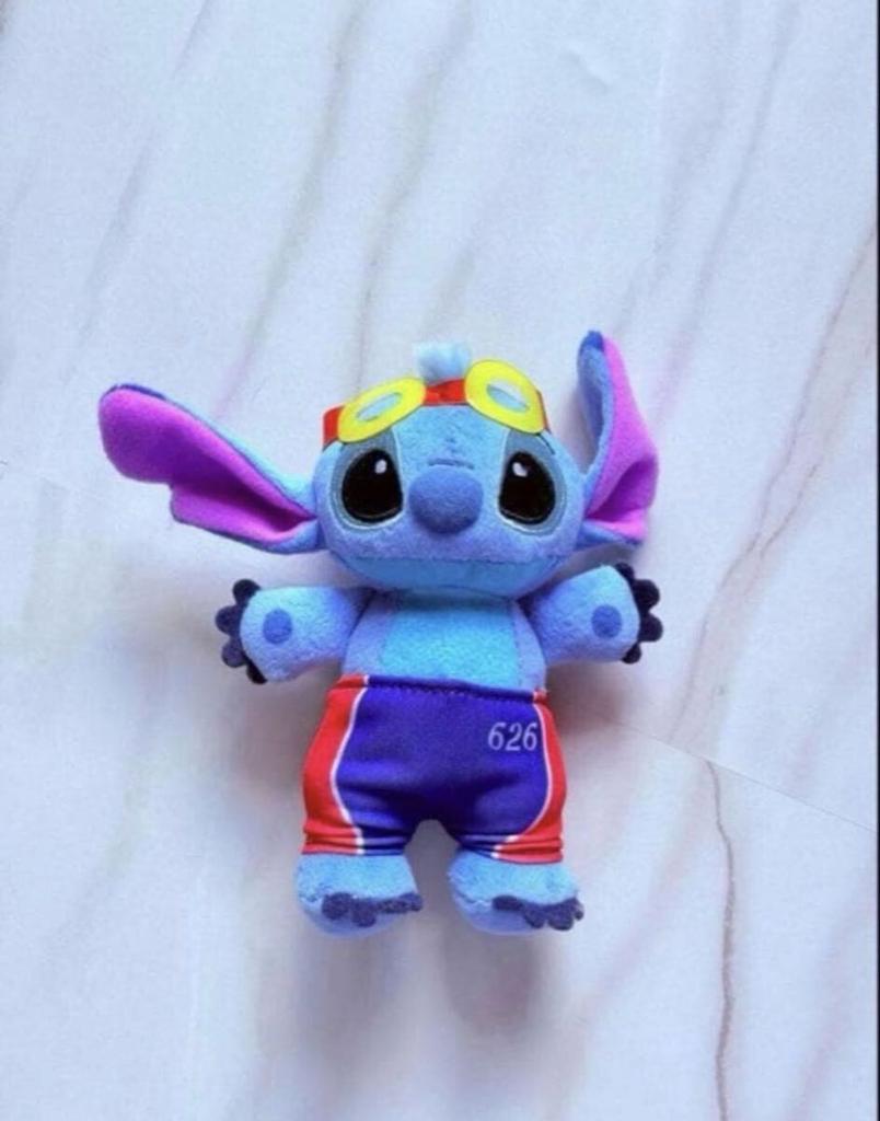 Disney Stitch plush Stitch doll toy, badge