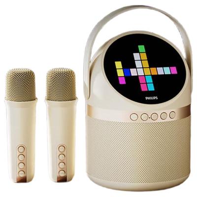 Philips TAS2508 Tragbarer Karaoke Bluetooth Lautsprecher CN Stecker (Adapter enthalten)