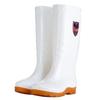 Military-Style Non-Slip White Rubber Boots for Men and Women - Thickened Wading Work Shoes