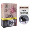 Analog Dictionary Password Security Safe Box Rectangle Key Locker Hidden Dictionary Book  Home