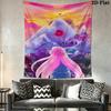Celeste Aura Wall Hanging Printed Fabric Blanket Decorative Tapestries for Bedroom Living Room Home Decor