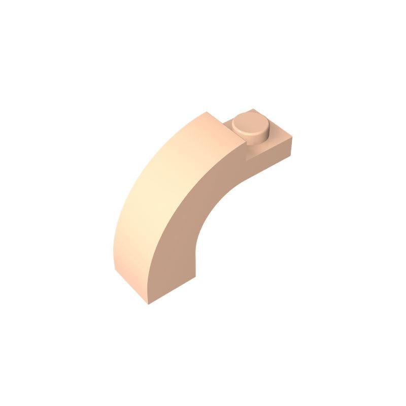 10Pcs 6005 92903 1x3x2 Curved Building Block Moc Accessories Compatible with Brick DIY Children Toy Assembly Gift Box