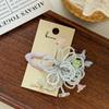 Korean Beaded Tassel Flower Hairpin Pearl BB Clip Bangs Side Clip Hairpin Hair Clip Kids Headwear Sweet Girl Hair Accessories
