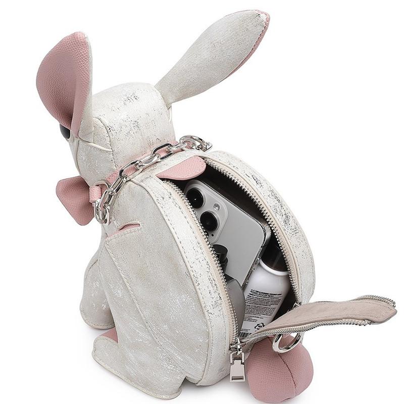 Spring And Summer New Female Bag Personality Creative Rabbit Shape Crossbody Bag