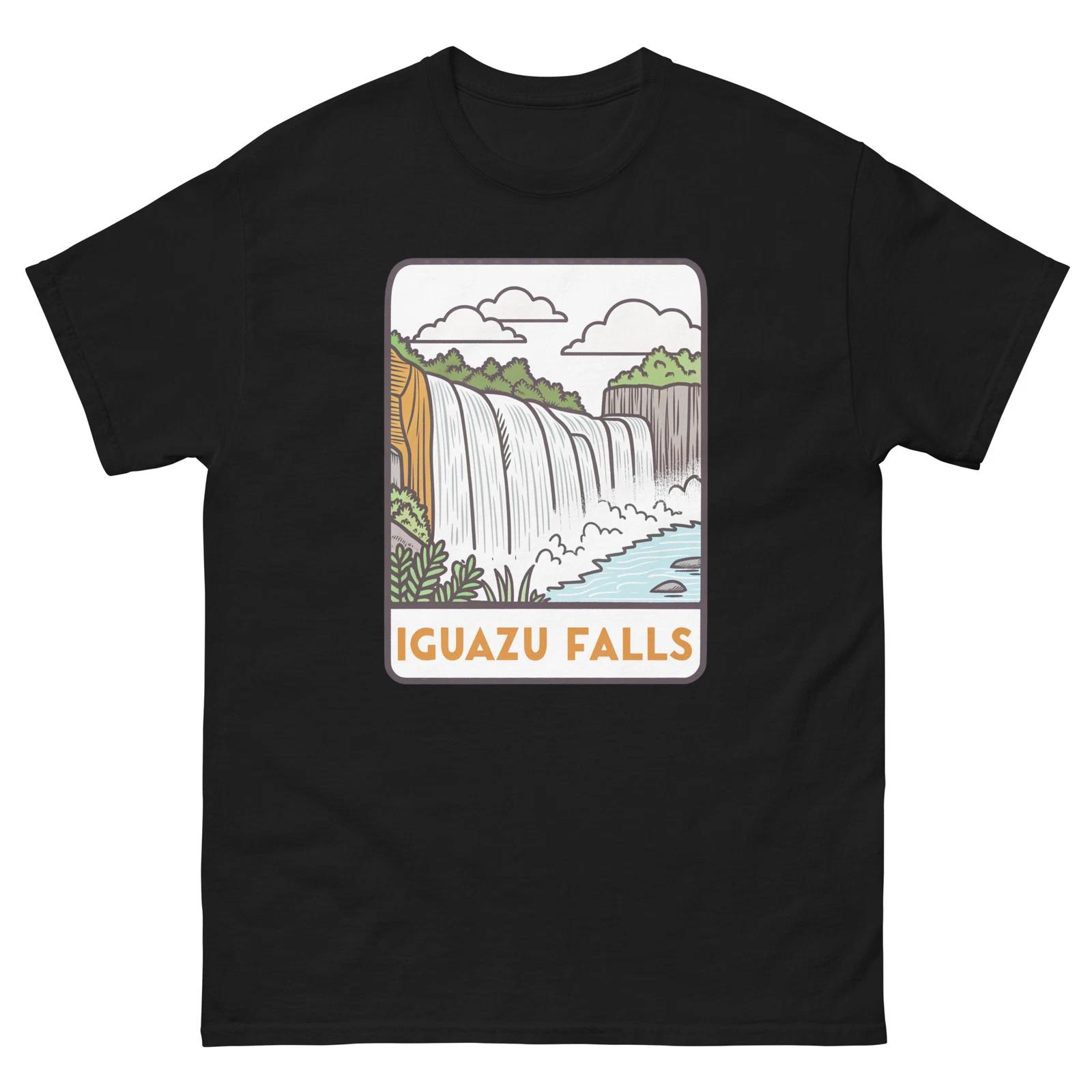 Iguazu Falls Attraction Landmark Travel T-Shirt 2XL