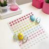 1 Sheet Cute Bowknot Mixed Color Bow Nail Art Stickers Relief Nail Charms Bow Manicure Decoration
