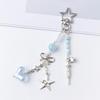 Changing Blue Dolphin Beaded Phone Charm & Cute Planner Sticker Holder