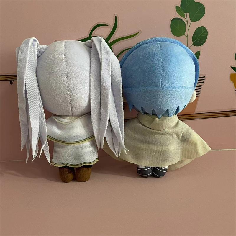 Muñeco de Peluche Cosplay de Frieren en el Funeral 20cm Personaje de Anime Frieren Himmel Almohada Suave Rellena Regalo de Navidad