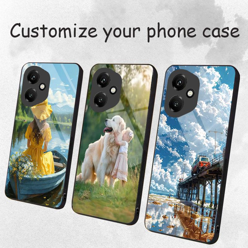 For Honor Magic 7 6 5 90 200 400 70 50 Pro Lite X9C Smart X8C X7C X8B X7B X6B X5B X8A X7A X6A X8 Custom DIY Tempered Glass Case