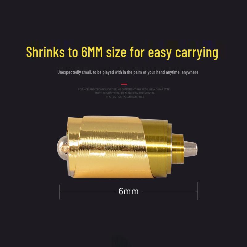 Sun Wukong Telescopic Golden Cudgel Magic Prop - Metal Spring Stick & Scarf Combo