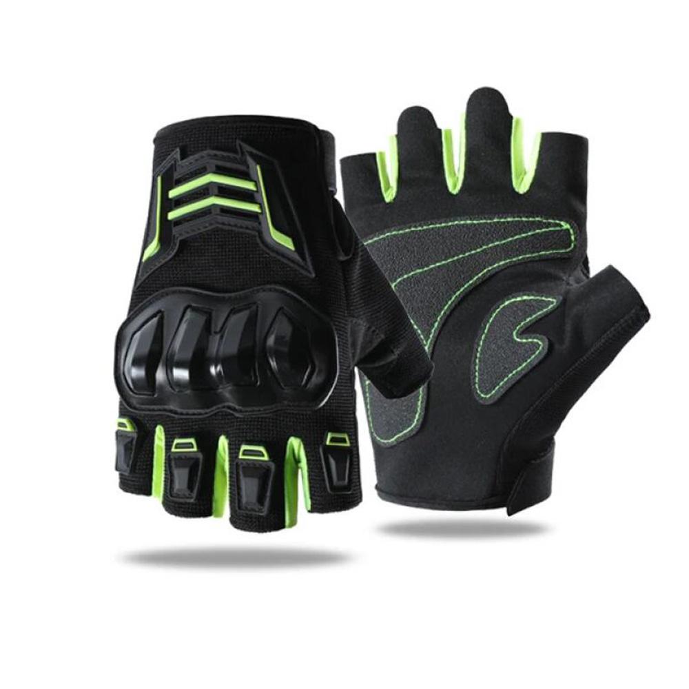 

Cycling Gloves Half Finger Anti-Slip Anti-Sweat Road Bike Gloves For Men Gloves Half Finger Cycling Equipment M зелёный