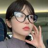 Spice Girl Sweet Cool Style Plain Myopia Glasses 2025 Love Flat Mirror Photo Cat Glasses Frame