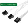 5 Pcs 20cm PCIe 8 Pin Female to Dual 6+2 Pin Male GPU Power Cable Splitter Cord