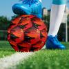 Pallone da Calcio AS Roma Indoor Misura 5 Colorato Cucito a Macchina PVC Pronto per la Competizione Resistente Alta Rimbalzabilità