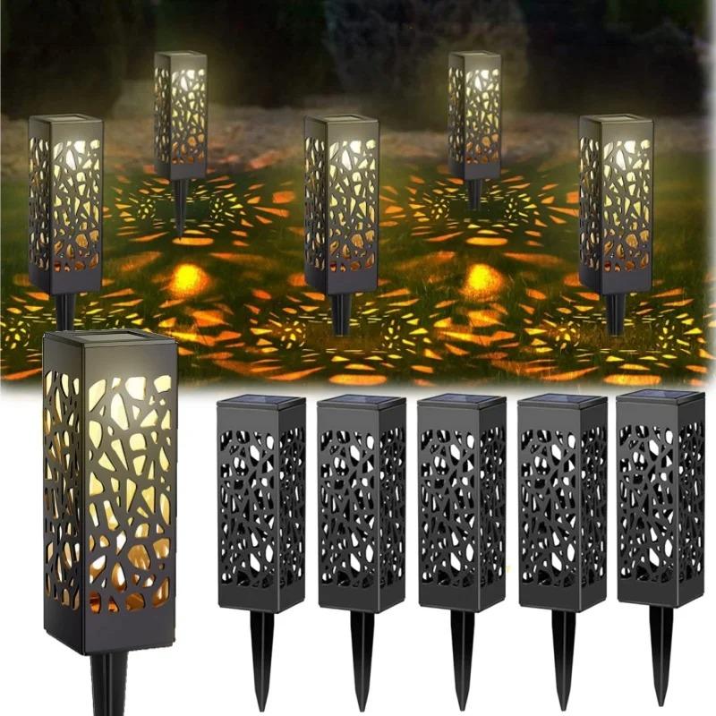 Solar Garden Light Waterproof Outdoor Lawn Lamp Garden Solar Spotlight Pathway Landscape Solar Underground Light Decor Street