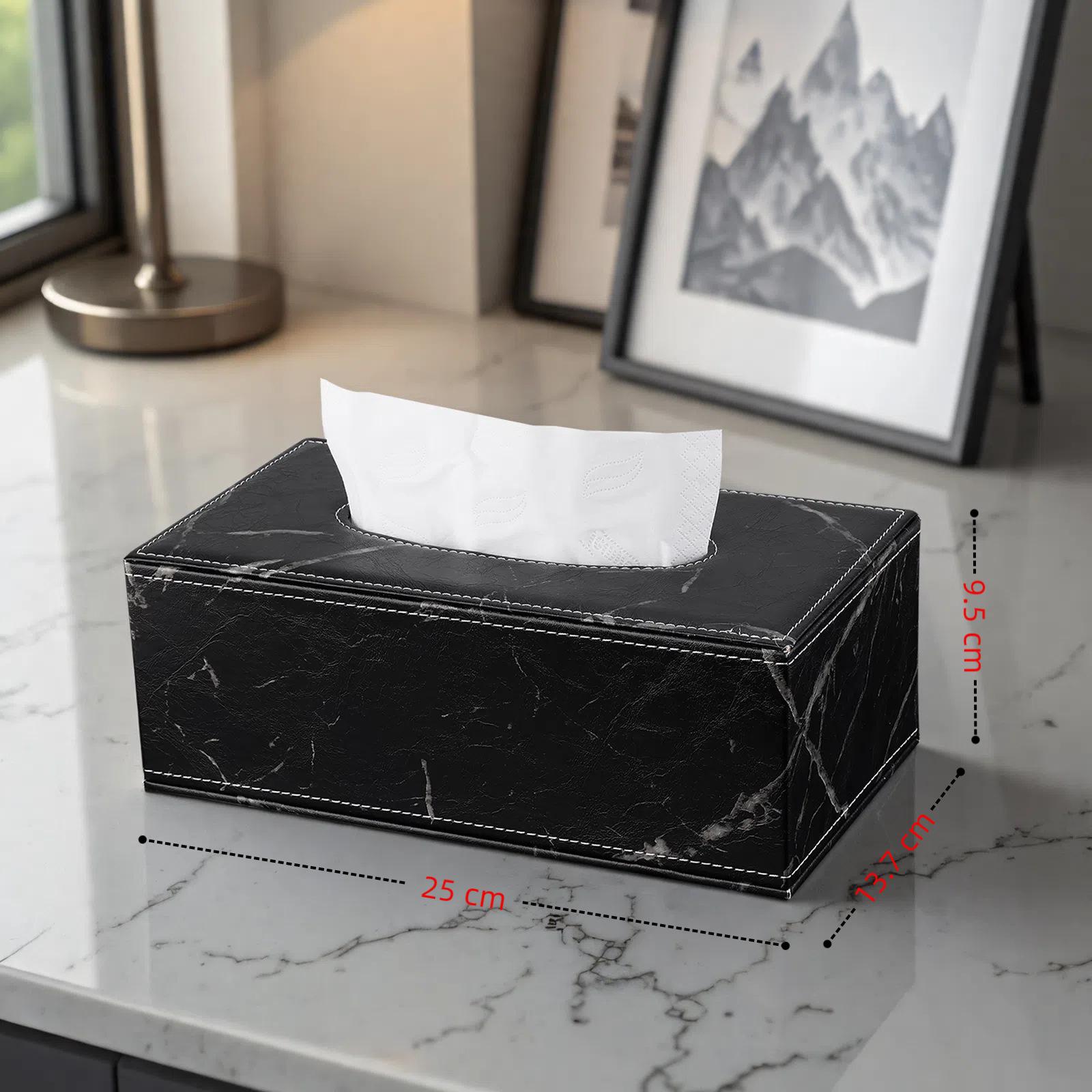 Elegant European Tissue Box: High-End Decorative Piece for Living Room, Hotel, or Restaurant Square Tissue Box