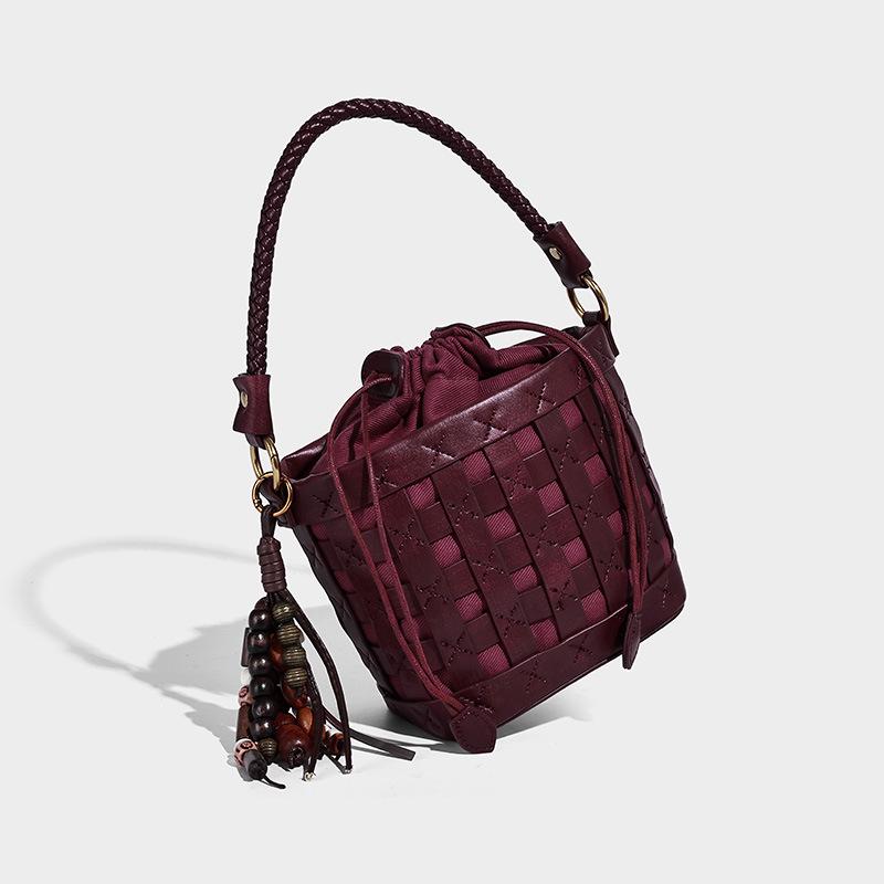 Autumn/Winter 2025 Handmade Woven High-End Women's Crossbody Tote Bag