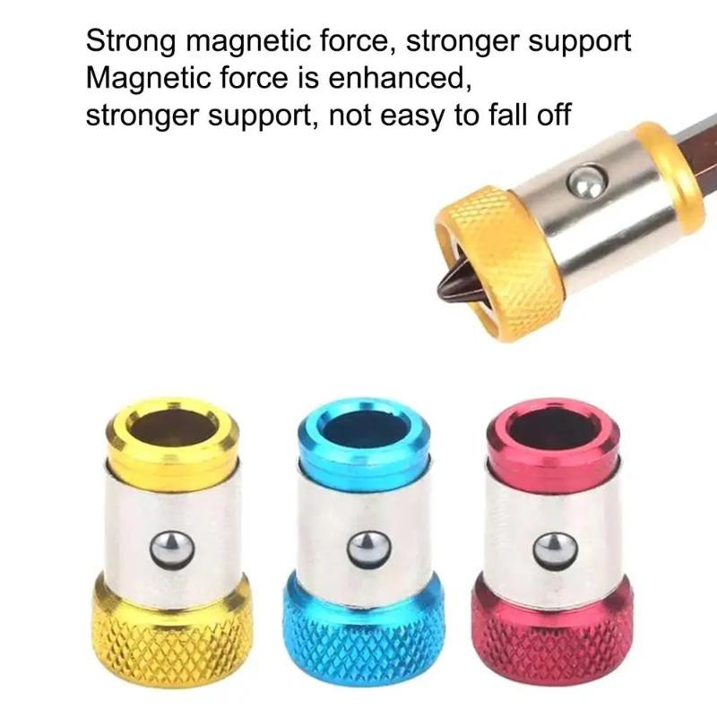 Magnetic Screwdriver Ring Screwdriver Head Ring Extractor Driver Efficient Magnetizer Too For Furniture Installation Electric