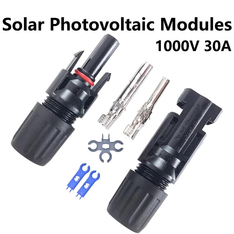 

400/200/100/40/20/10 Pcs 1000V 30A Solar Connector Kit Connectors for Solor Panel