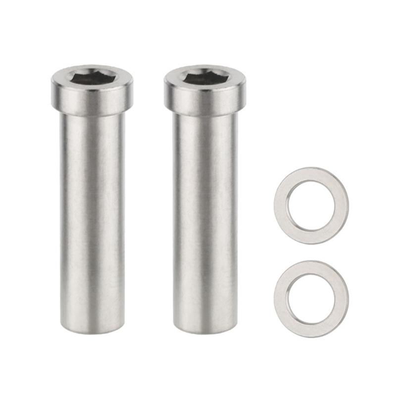 2Pcs Titaniums Alloy Bicycles C Caliper Nut Titaniums Alloy Nut Replacement Road Bike C Brake Pivots Nut with Washer