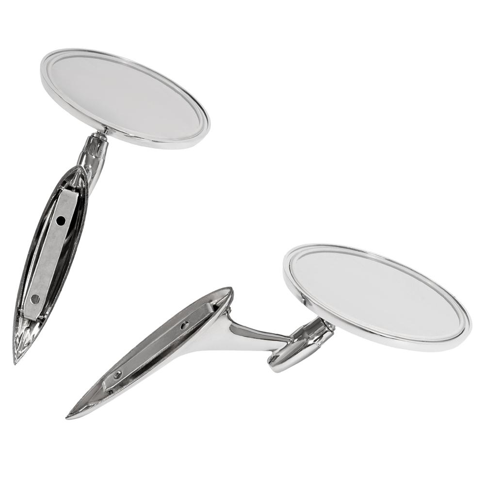 Chrome Steel Mirror for Chevrolet Corvair Nova 62-65